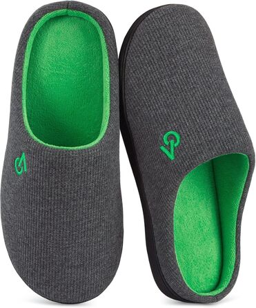 Чоловічі халапи VeraCosy з пам'яті піни, двоколірні, 44/45 EU, зелені