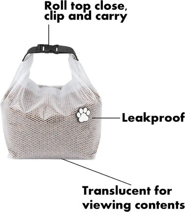 Набір для переноски корму для собак, 2 шт., водонепроникний, до 10 кг. Ідеально для подорожей, кемпінгу та перетримки собак