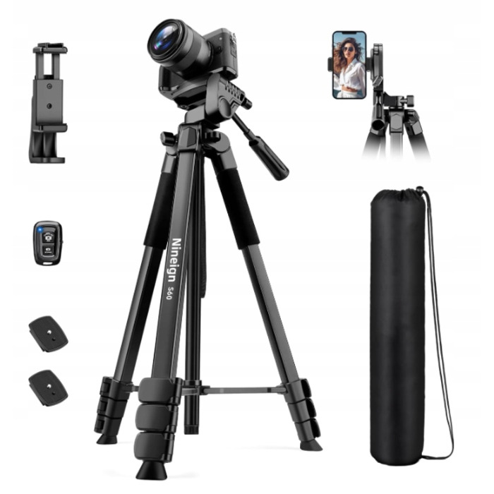 Штатив Nineigh S60, 172 см, чорний