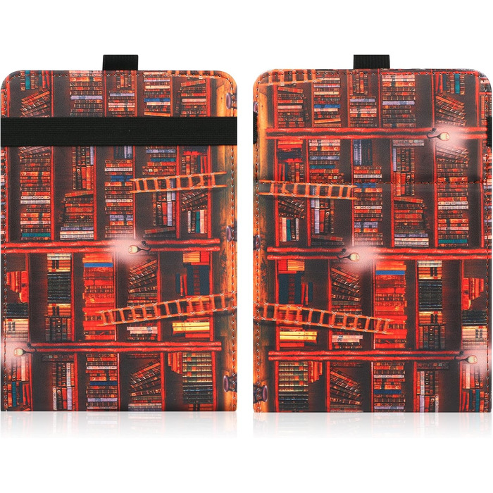 Чохол для Kindle/Kobo/Tolino/Pocketbook/Sony 6-дюймовий eReader, Folio Stand, Library