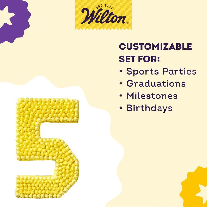 Форма для випікання тортів Wilton Countless Celebrations у вигляді цифр і літер, антипригарна, 36.5 x 22.5 x 5.08 см