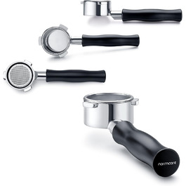 Портфільтр Normcore 54 мм без дна з фільтром для кавомашин Breville 870/875/878/880 та інших серії 8, подвійний фільтр для еспресо