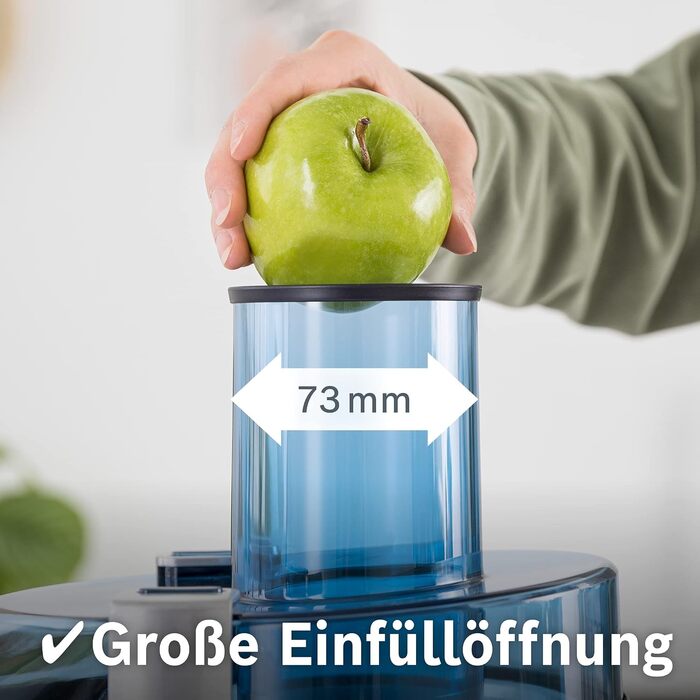 Центрифужна соковижималка Bosch VitaJuice 2 MES25A0 для овочів та фруктів, 700 Вт, XL завантажувач, сіра