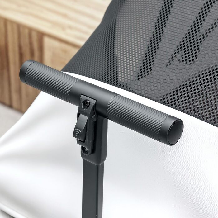 PawHut 2-в-1 візок для собак та котів, розкладний, до 30 кг, з подушкою, сітковими віконцями, 2 дверцятами, сумкою для зберігання, темно-сірий