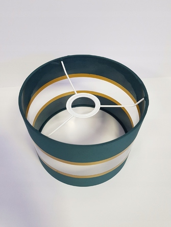 Підвісна люстра ZWIS з зеленим абажуром, 3xE27