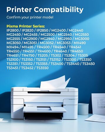 Картриджі ECHALLENGE PG-545XL та CL-546XL для принтерів Canon PIXMA (чорний та кольоровий), Multipack XL для TR4550, TR4551, TR4500, TS3150, TS3350, TS3151, MG3050, MG2950, MG2550S, MX490, MX495