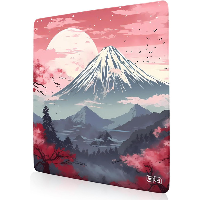 Tilt Premium килимок для миші Gaming XXL 1000x500x4mm | Нековзний килимок на стіл | Водостійкий мат для робочого столу (30 x 30 см, Japanese Forest)