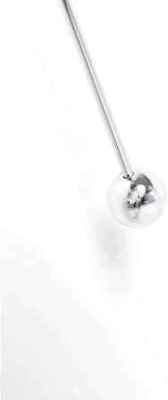 Kare Design Wall Clock Like Umbrella, 100cm Diameter, Clock, Modern, Minimalist, Aluminum Frame, Round, Battery not included (Chrome)