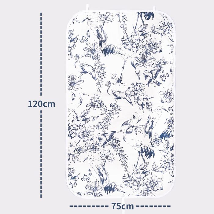 Чохол для прасувальної дошки Umiin, 115x35 см, еластичний, з бавовняним покриттям та 6 мм фетровою підкладкою