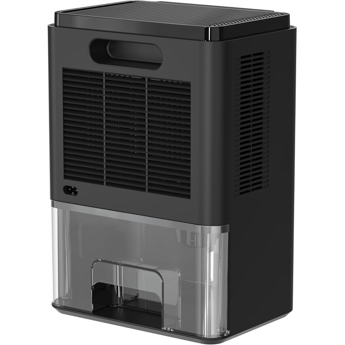 Електричний осушувач повітря Climative ION 12L/24h з Wi-Fi та очищувачем повітря для дому, квартири, ванної кімнати. Захист від вологи та плісняви до 20 м². Чорний Luxe 070