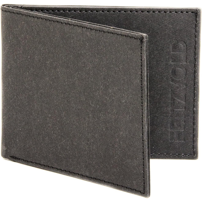 FRITZVOLD Minimal Wallet with RFID Protection, small, thin wallet for women & men, extremely flat wallet, slim wallet, wallet made of washable paper-leather, black