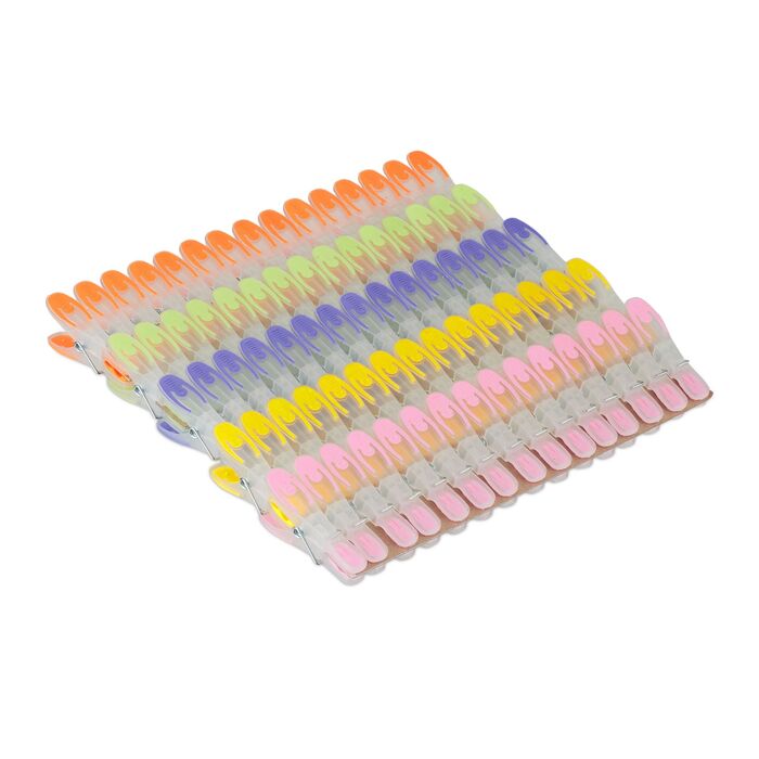 Прищіпки для білизни Relaxdays Soft-Grip, 75 штук
