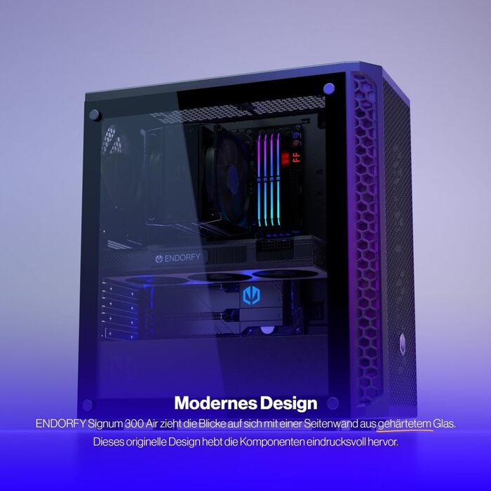 Корпус для ПК Endorfy Signum 300 Solid з Mesh-панеллю, 1 вентилятор PWM, фільтри проти пилу, ATX, EY2A003