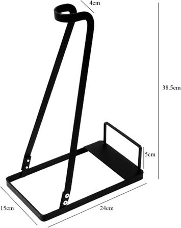 Підставка для пилососа Dyson V6 V7 V8 V10 - універсальна, без свердління, чорна