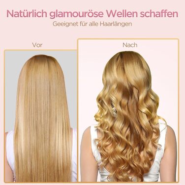 Локкенстаб BESTOPE MIX 25 мм: великі локони, швидкий нагрів, точне регулювання температури, рукавичка в комплекті