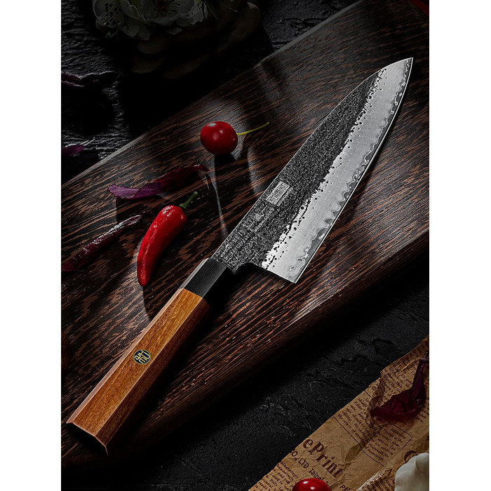 Професійний японський кухонний ніж Шеф (Gyuto) HOSHANHO, 20 см, сталь високої якості