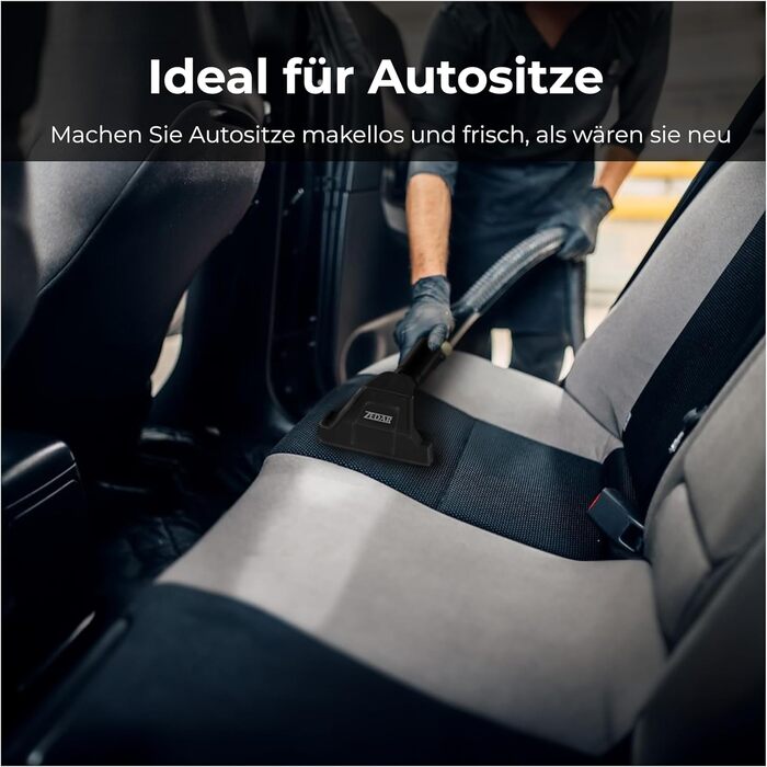 Zedar C600-750W: компактний миючий пилосос для килимів, меблів та авто