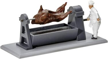 Viessmann Model Technology H0 Grill with Rotating Oxen Functional Model