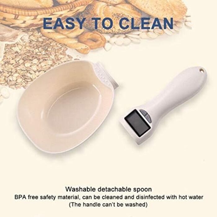 Kitchen Scale Measuring Spoons Electronic Weighing Spoon Digital Pet Food Scale Measuring Cup 800g for Baking Cooking Dog Cat Food Weighing New 2021