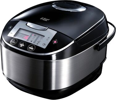Russell Hobbs Multicooker [11-in-1: Rice cooker, slow cooker, steamer, slow cooker, baking oven, yogurt maker, etc.] Multicooker (5.0l, digital display, anti-condensation lid) 21850-56