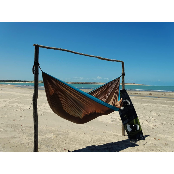 Гамак Amazonas Ultra-Light Silk Traveller XL: Легкий шовковий гамак для подорожей та гір, до 200 кг (295x150 см)