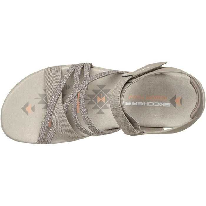 Сандалі жіночі Skechers Reggae Slim Sunnyside, бежеві (36 EU)