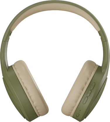 Бездротові навушники T'nB, складні, з пасивною шумоізоляцією, Bluetooth, стерео, мікрофон, до 30 годин роботи, зелені