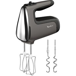 Міксер ручний Moulinex Quickmix HM3108, 300 Вт, 5 швидкостей, нержавіюча сталь, для тіста, випічки