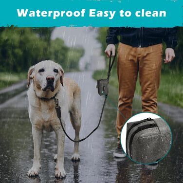 Диспенсер для збору відходів тварин PetBonus: водонепроникний контейнер для собачих екскрементів з 15 пакетиками (сірий)