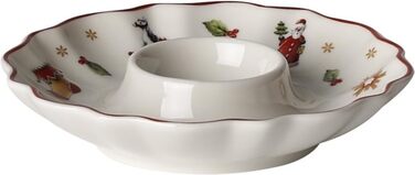 Преміальний порцеляновий підставка для яєць Villeroy & Boch Toy's Delight, білий/червоний/золотий