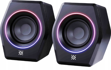 Комп'ютерні колонки Defender Solar 9 2.0 Bluetooth 10 Вт з LED-підсвіткою та USB