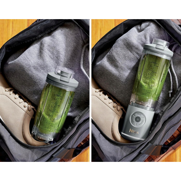 Портативний бездротовий блендер Ninja Blast Max BC251EUSL, сріблястий