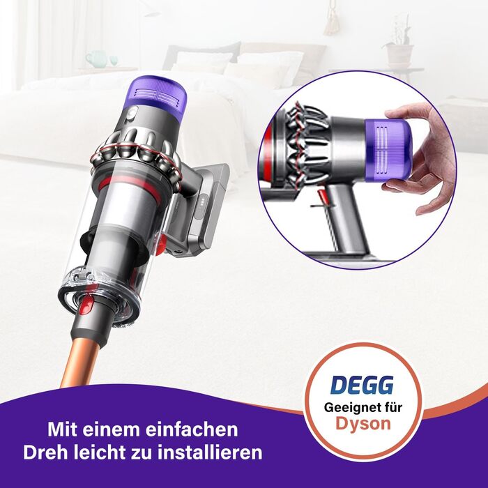 Фільтр HEPA для пилососа Dyson V11 та V15 від DEGG, комплект 2 шт.