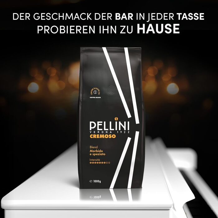 Кава в зернах Pellini N.9 Cremoso для еспресо, 1 кг