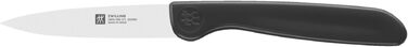 Набір ножів для сніданку ZWILLING TWIN Grip (3 предмети): універсальний ніж, хлібний та для овочів, нержавіюча сталь, серійна заточка, чорна ручка
