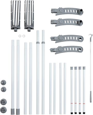 WENKO Telescopic System Hercules Flex, adjustable organization system, wardrobe system