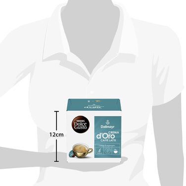 Кавові капсули NESCAFÉ Dolce Gusto DALLMAYR Crema d'Oro, 160 г (3 упаковки по 16 капсул)