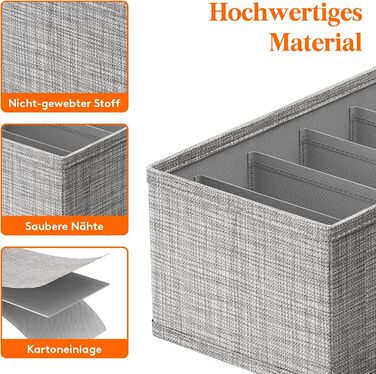 Lifewit 10-Piece Hemnes Organizer Set for Dresser, Changing Table, Closet Organizer, Drawers, Organization System for Changing Supplies, Baby Clothes, Socks, Bras, Underwear