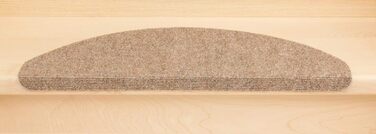 Kettelservice-Metzker Stair Treads Ramon® MW Half-Round Anthracite 15-Piece Value Set
