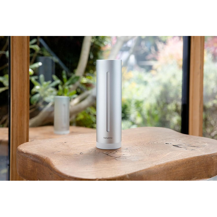 Розумна метеостанція Netatmo з кріпленням, Wi-Fi, датчики для приміщення та вулиці, гігрометр, вимірювач якості повітря, прогноз погоди, сумісна з Alexa, HomeKit, Google Home