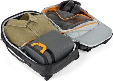 Рюкзак для камери Lowepro Trekker Lite BP 250, сірий, з винімним вкладишем, для беззеркальних камер Sony Alpha 7, з системою кріплення аксесуарів
