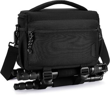 Сумка для камери Bagsmart: водонепроникна фотосумка для DSLR/SLR з дощовиком, чорна