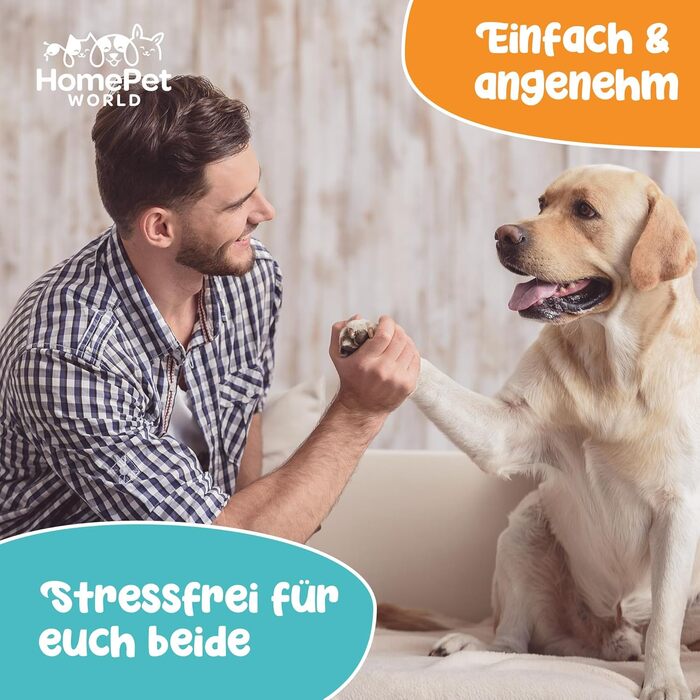 Двостороння щітка для собак та котів HomePetWorld - для догляду за довгою та середньою шерстю, видаляє клубки та підшерстя