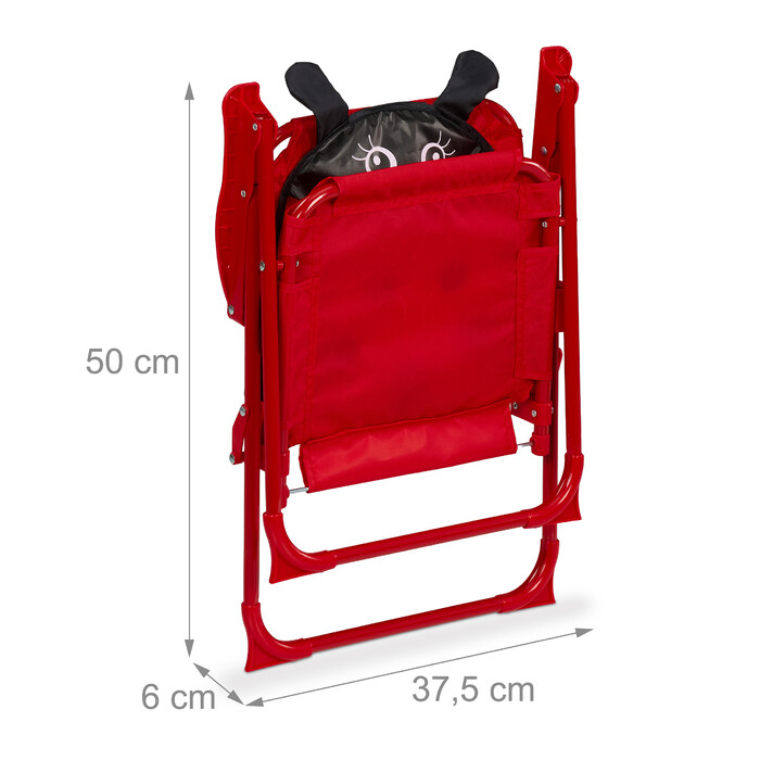 Relaxdays Children's Folding Chair with Design