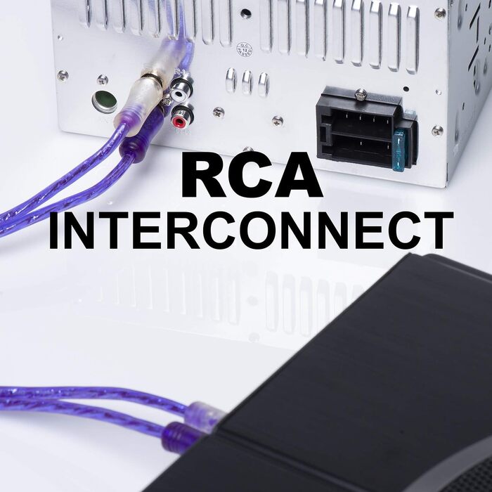 Набір кабелів для підсилювача BOSS AUDIO KIT2 8 AWG, монтажний комплект для авто, силовий кабель 3,27 мм, RCA, багатобарвний