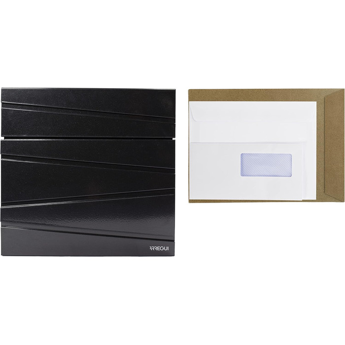 Поштовий ящик ARREGUI Armor E6905 сталевий з газетницею, антрацит, DIN A4