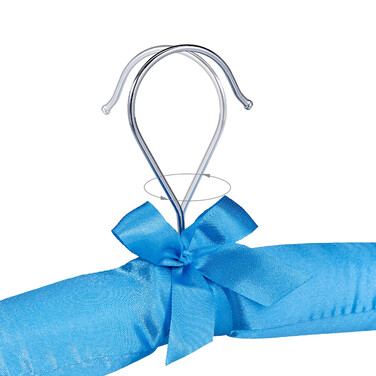 Relaxdays Satin Clothes Hanger with Clips