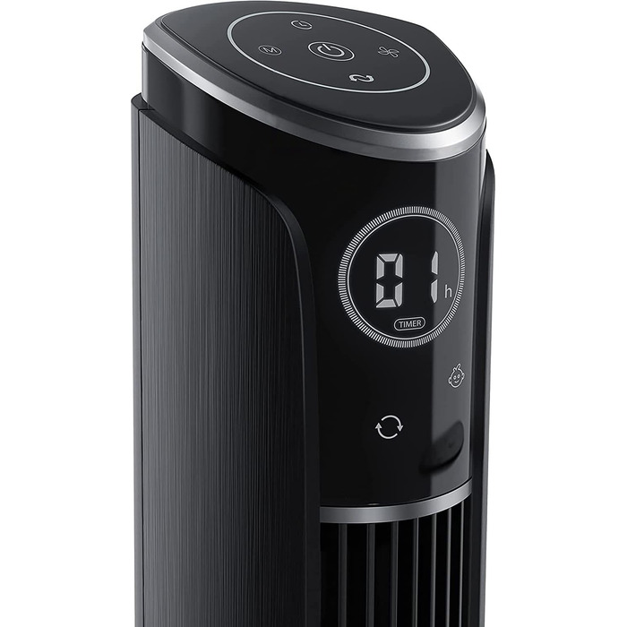 Вентилятор Tower CF2203 з пультом, таймером, очищувачем повітря та LED дисплеєм - Чорний