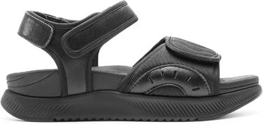 DREAM PAIRS Сандалі жіночі трекінгові для хайкінгу та спорту (43 EU, Чорні)
