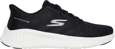 Жіночі кросівки Skechers Go Walk Now Khloe, чорний текстиль, біла окантовка, 39.5 EU